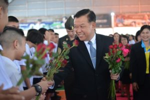 Read more about the article จัดพิธีอำลาผู้อำนวยการ ดร.วิสิทธิ์ ใจเถิง