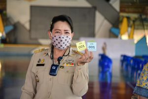 Read more about the article คณะครูและบุคลากรทางการศึกษา เข้ารับการตรวจเชื้อไวรัสโควิด – 19