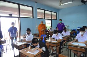 Read more about the article กิจกรรมสอบธรรมศึกษา ประจำปี 2565