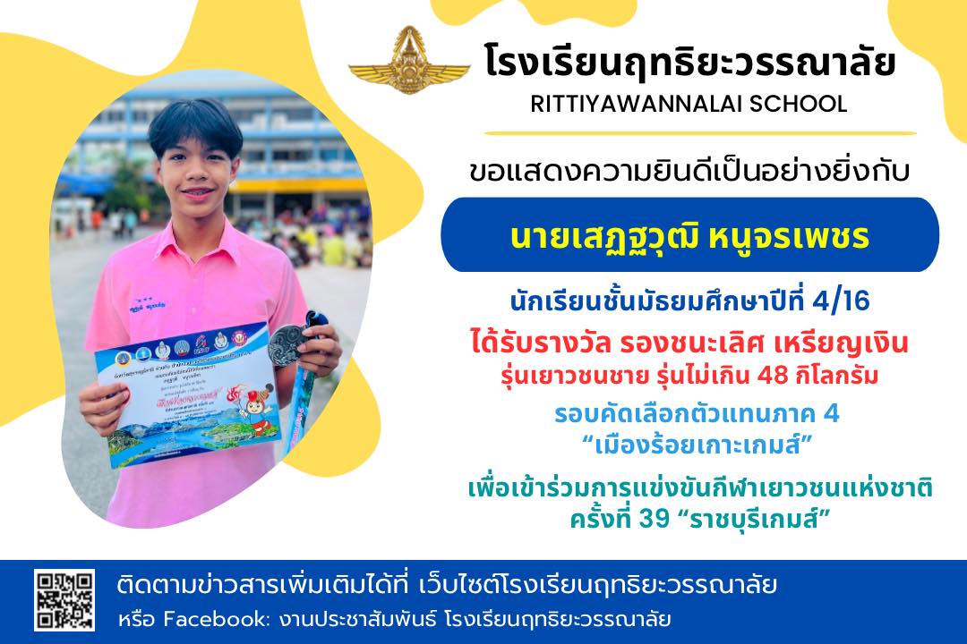 Read more about the article รางวัลรองชนะเลิศ เหรียญเงินรอบคัดเลือกตัวแทน ภาค 4 “เมืองร้อยเกาะเกมส์”