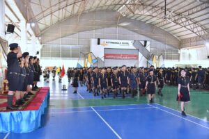 Read more about the article พิธีทบทวนคำปฏิญาณตนและสวนสนามเนื่องในวันคล้ายวันสถาปนาคณะลูกเสือแห่งชาติ